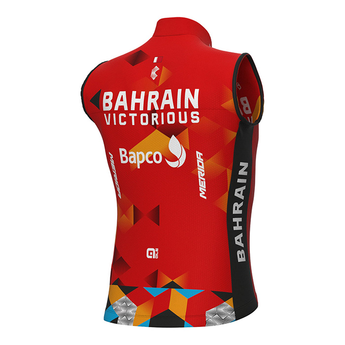 2022 Windweste Bahrain Victorious Rot Trikot Kurzarm und Tragerhose